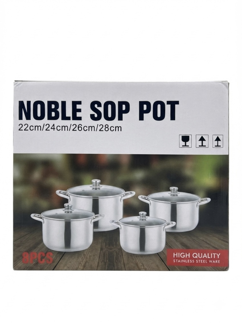 SAUCE POT- WITH A GLASS COVER *4
