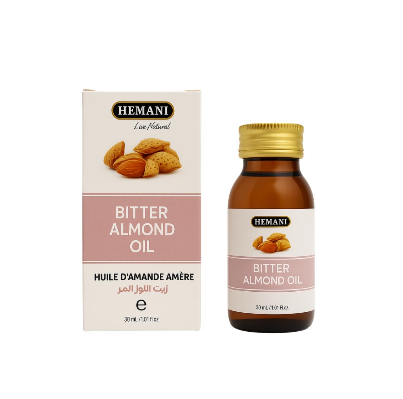 hemani bitter almond oil 30ml / 12 /