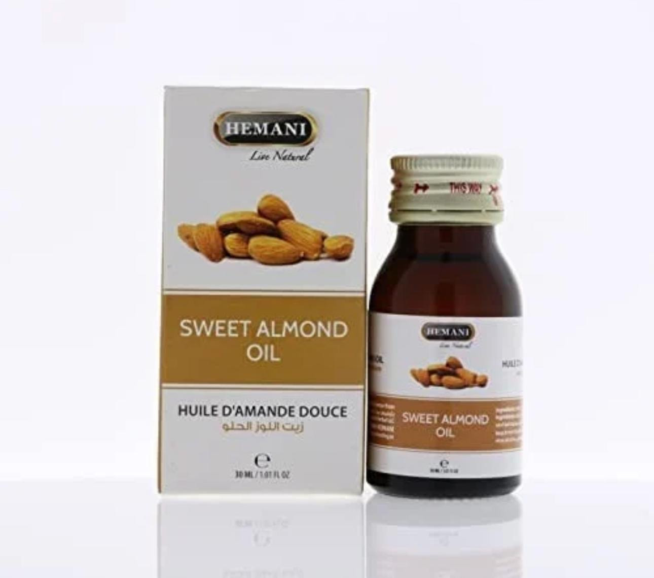 hemani sweet almond oil 30ml / 12 /